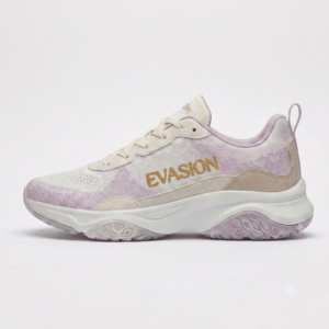 Chaussure ergonomique EVASION Cadence Aériis, coloris lilas et blanc, vue de profil